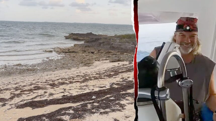 Boatyard employee found 'exhausted' missing American's husband when he washed ashore after night adrift