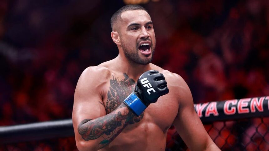 Recent UFC champion Carlos Ulberg says he lost title belt while celebrating the win