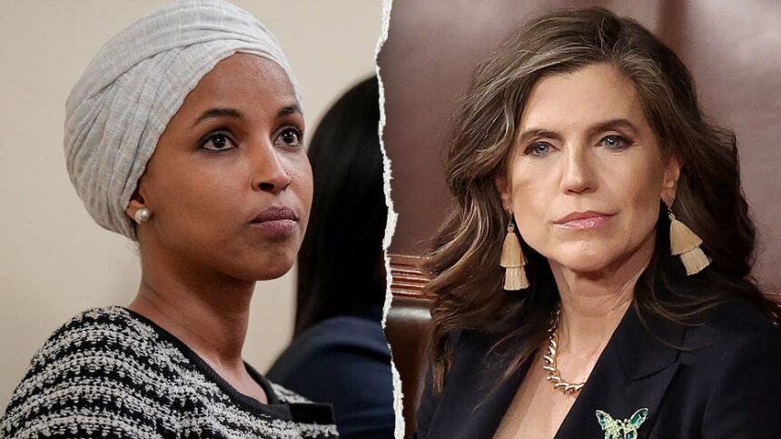 Omar confronted on camera over GOP proposal targeting foreign-born lawmakers: Good luck to her