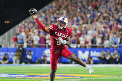 It's only week two, but Kansas QB Isaiah Marshall might have completed the pass of the year