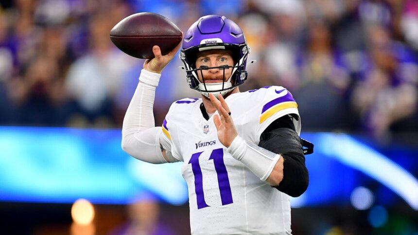 Kyler Murray out with concussion so door opens for Carson Wentz as Vikings' new starter â perhaps for a while