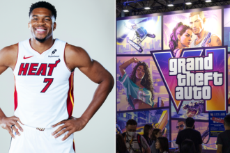 Miami Heat tease release of new 'Vice City' jerseys on the night before 'Grand Theft Auto VI' release